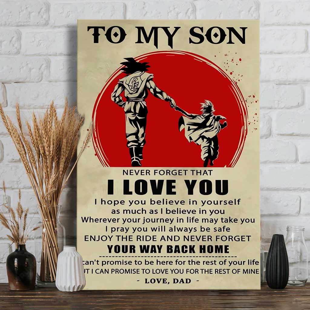 I Love You My Son-  Seven Balls Canvas And Poster 1122