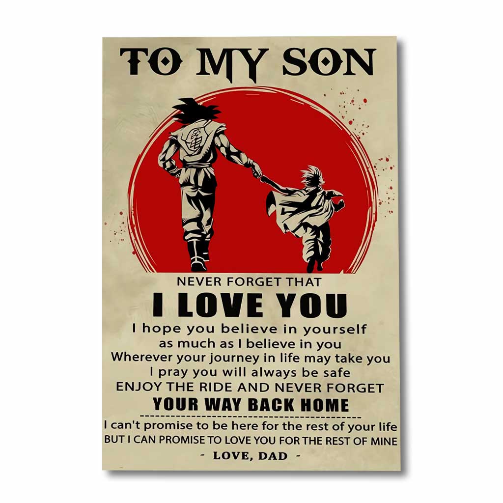 I Love You My Son-  Seven Balls Canvas And Poster 1122