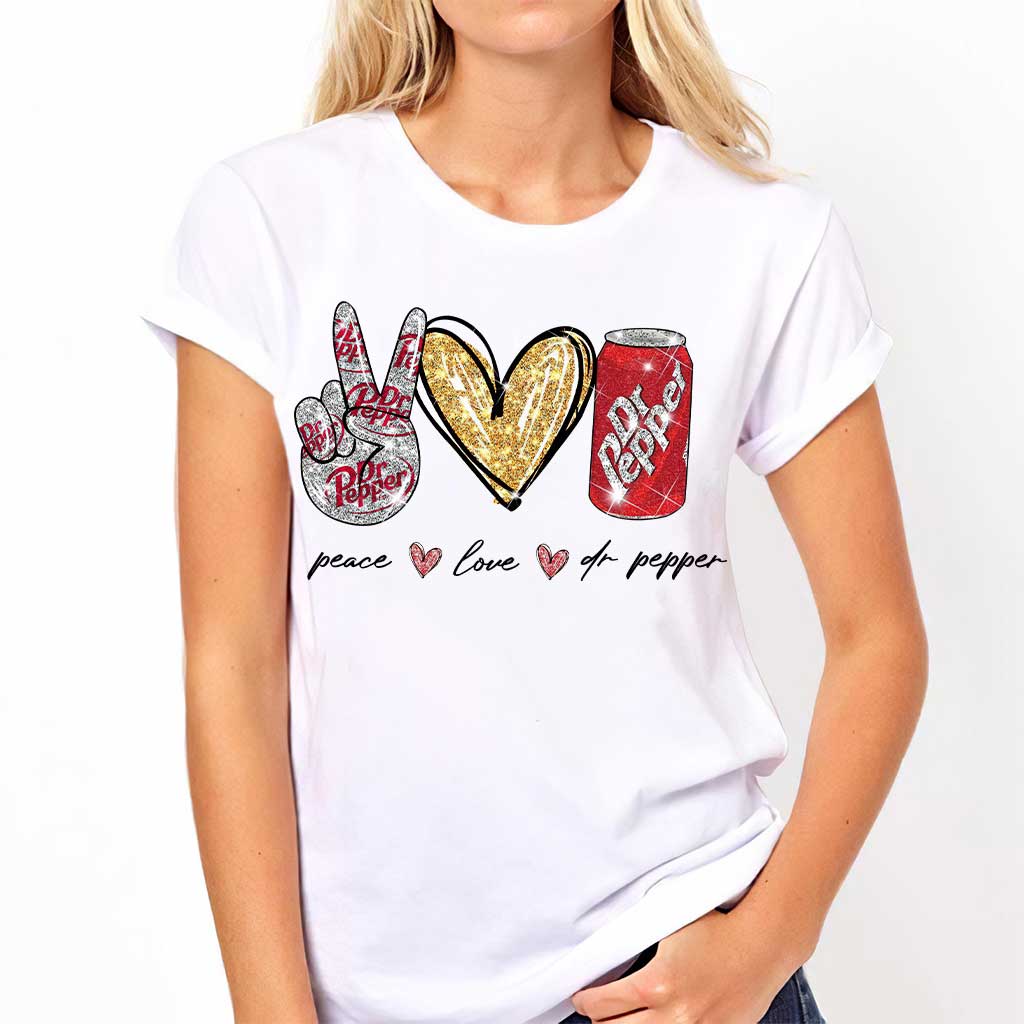 Peace Love - Texas Drink T-shirt and Hoodie 1122