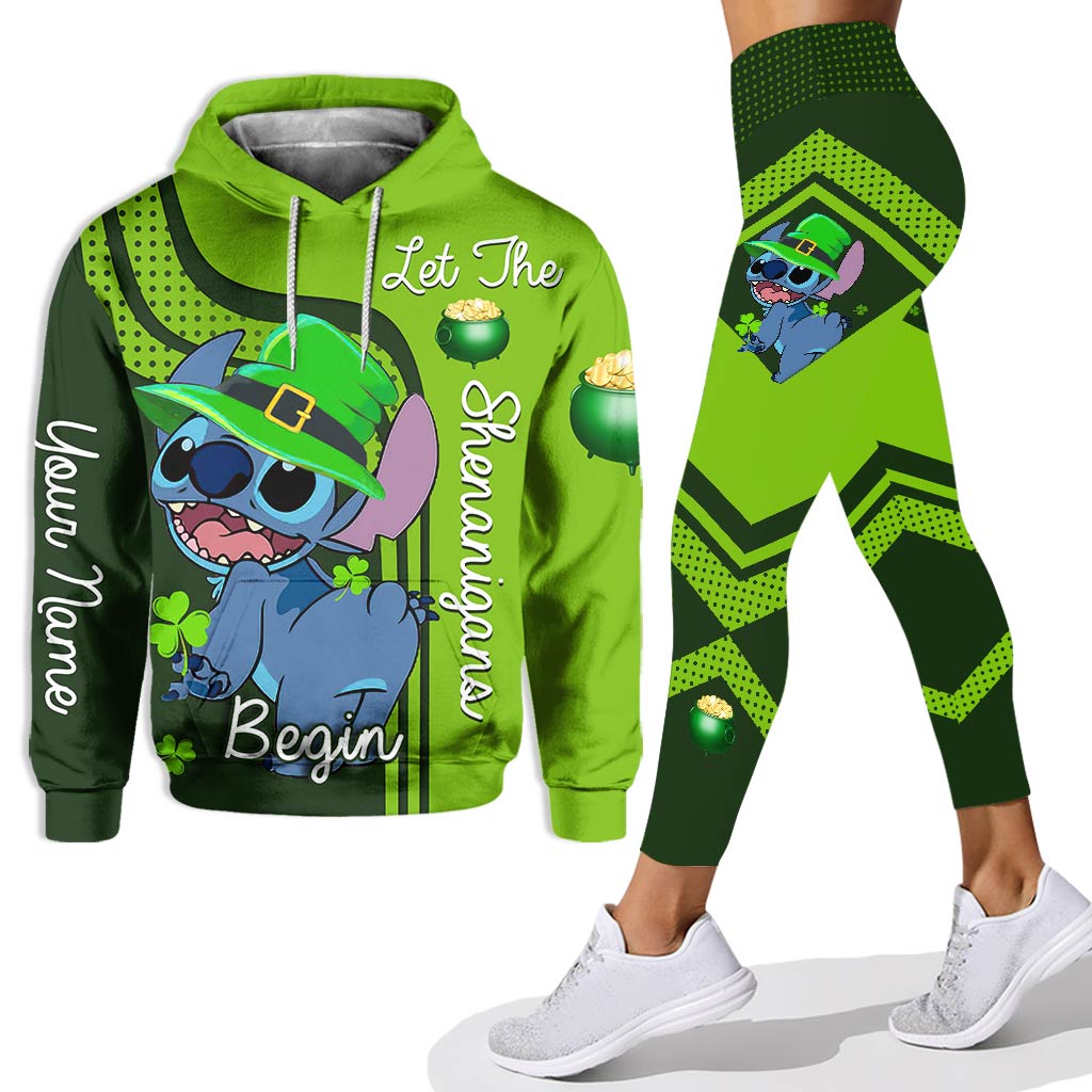 Let The Shenanigans Begin - Personalized St. Patrick's Day Hoodie and Leggings