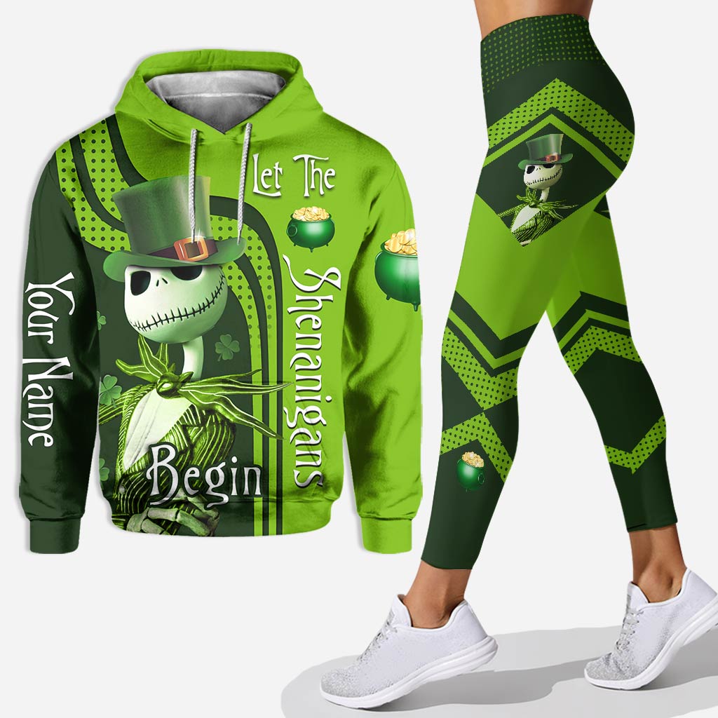 Let The Shenanigans Begin - Personalized St. Patrick's Day Nightmare Hoodie And Leggings