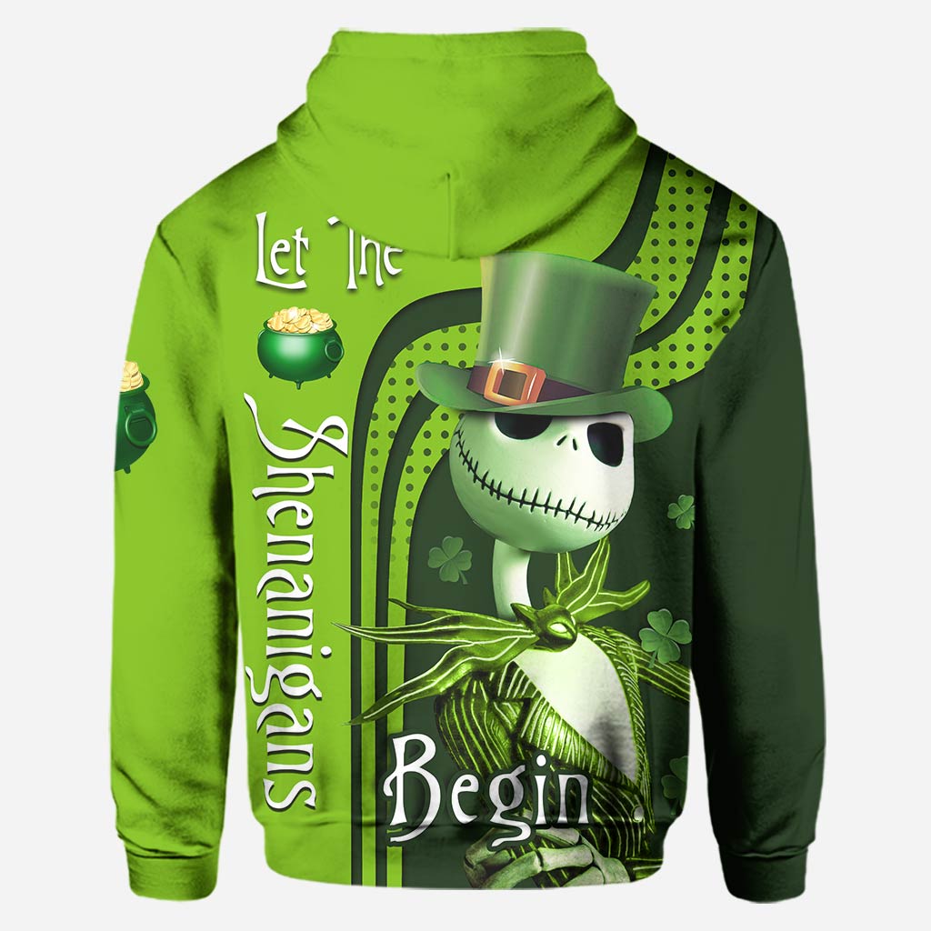 Let The Shenanigans Begin - Personalized St. Patrick's Day Nightmare Hoodie And Leggings