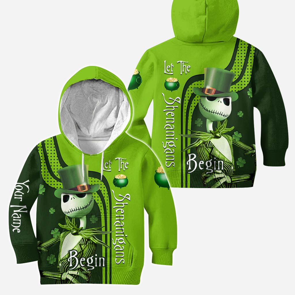 Let The Shenanigans Begin - Personalized St. Patrick's Day Nightmare Hoodie And Leggings