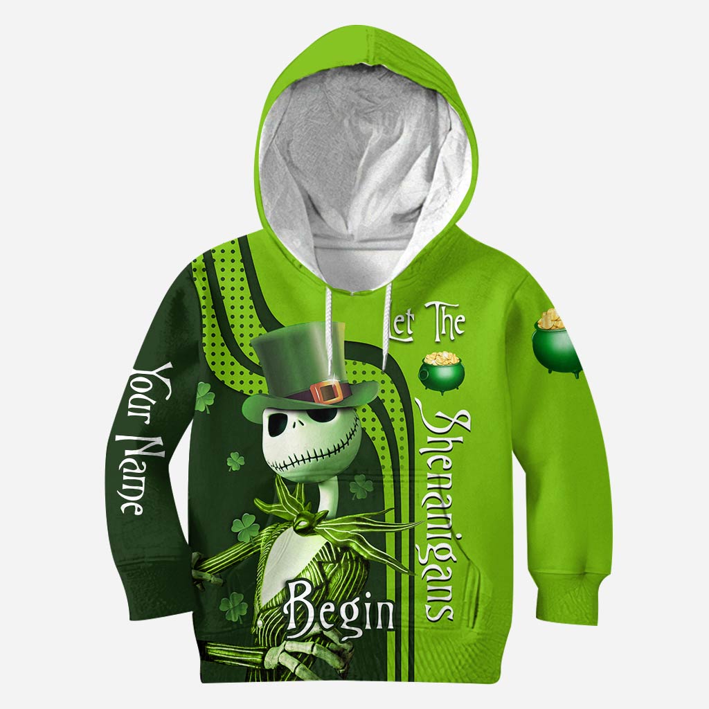 Let The Shenanigans Begin - Personalized St. Patrick's Day Nightmare Hoodie And Leggings