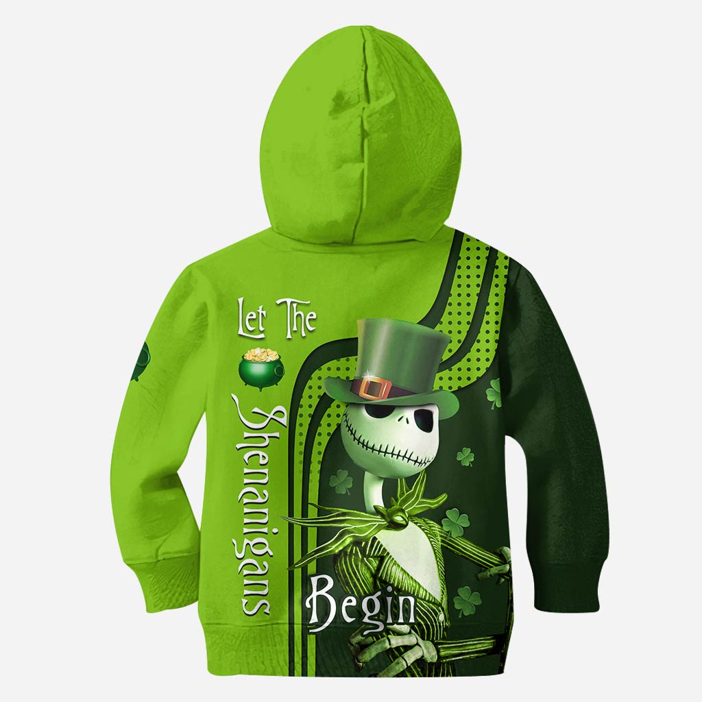 Let The Shenanigans Begin - Personalized St. Patrick's Day Nightmare Hoodie And Leggings