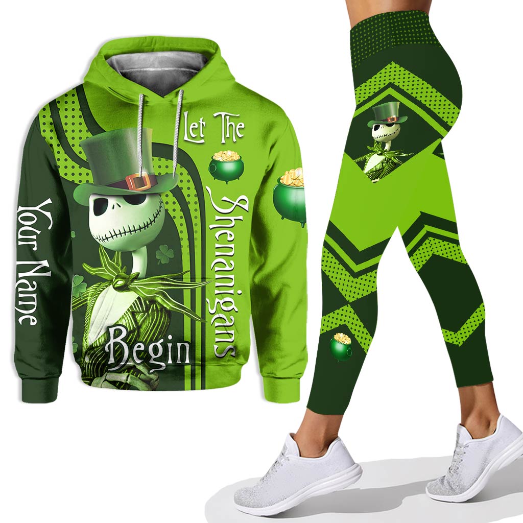 Let The Shenanigans Begin - Personalized St. Patrick's Day Nightmare Hoodie And Leggings