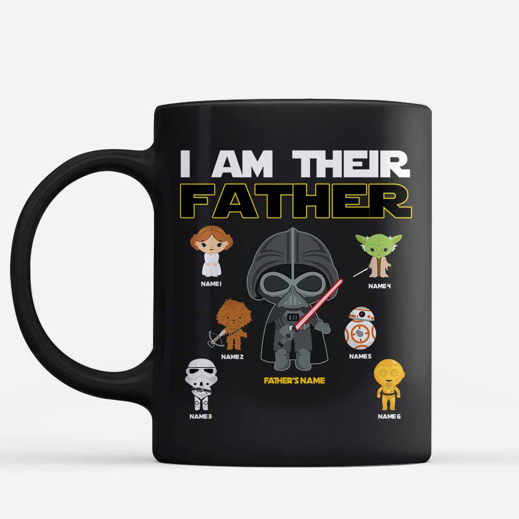 I Am Their Father Grandfather - Personalized Father's Day The Force Mug