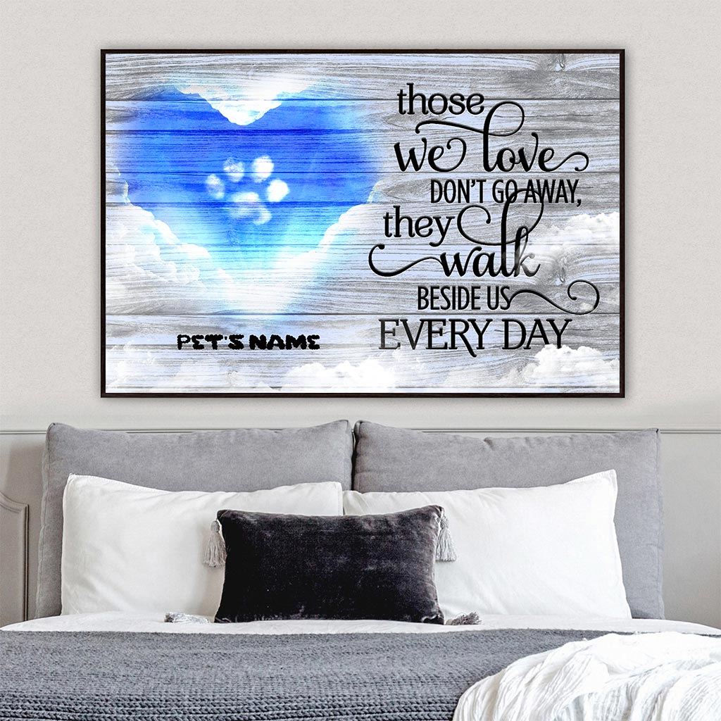 Those We Love Don't Go Away - Dog Personalized Poster