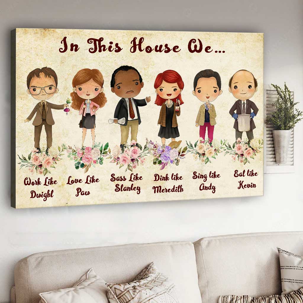 In This House Canvas And Poster