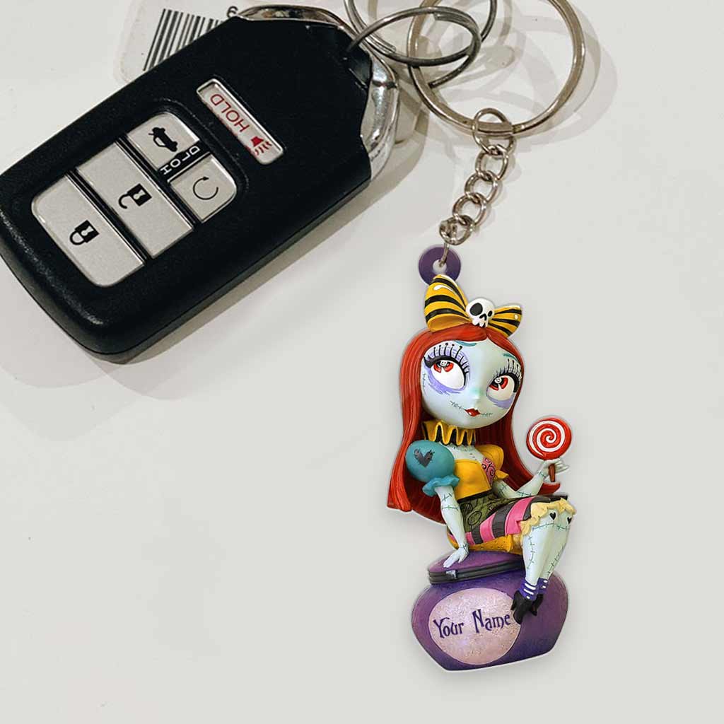 Deadly Night Shade - Personalized Nightmare Keychain (Printed On Both Sides)