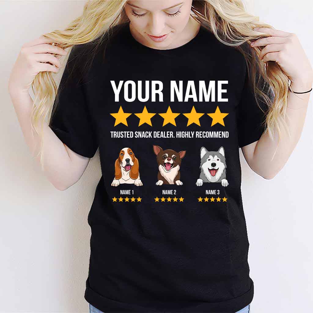 Trusted Snack Dealer - Dog Personalized T-shirt And Hoodie