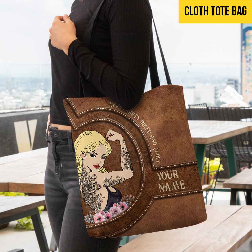 Real Girls Wear Ink - Personalized Tattoo Tote Bag