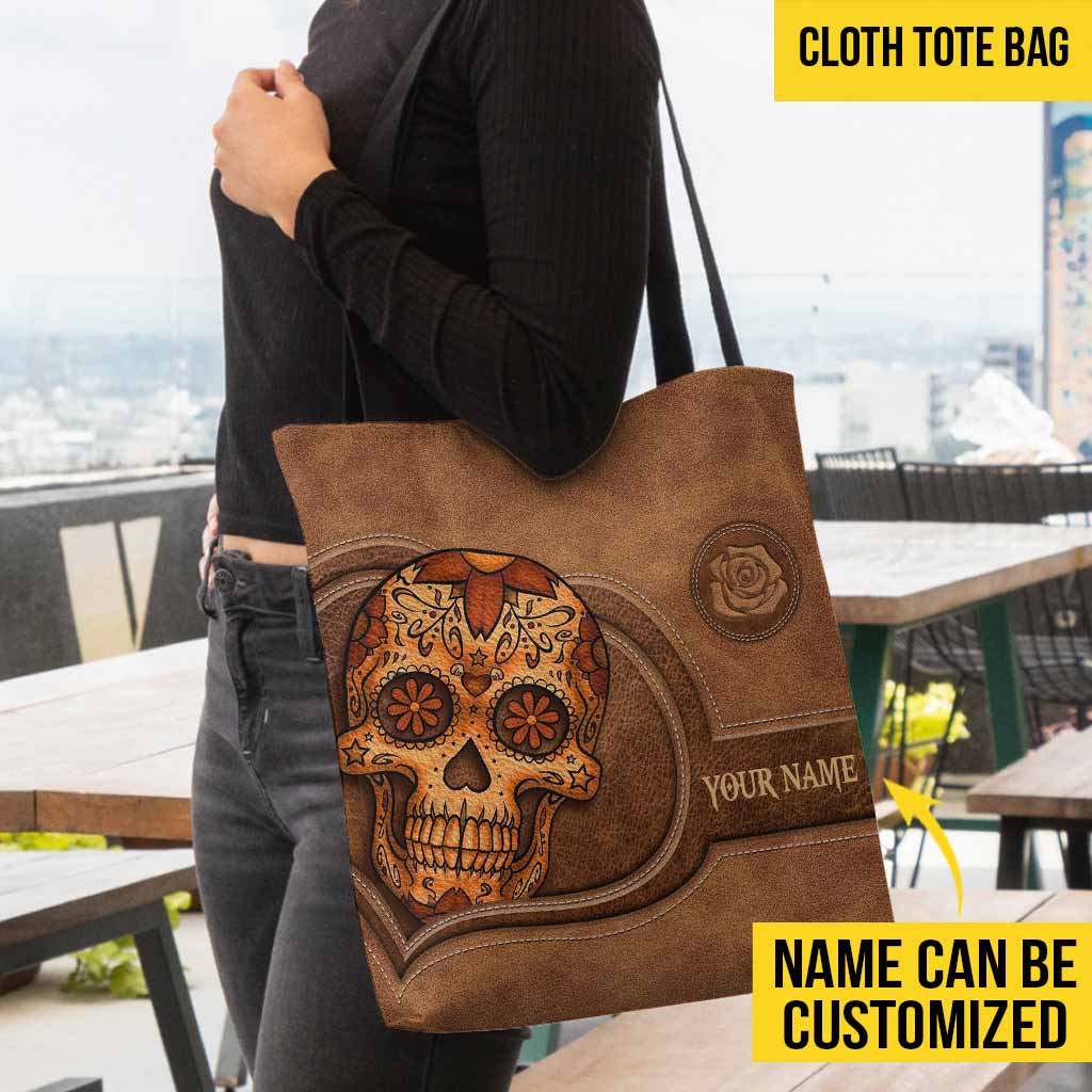 Skull Personalized Tote Bag