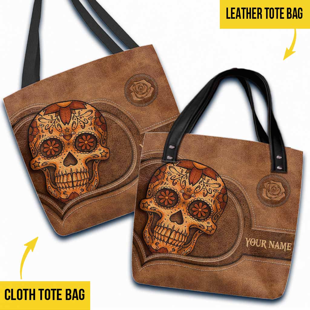 Skull Personalized Tote Bag