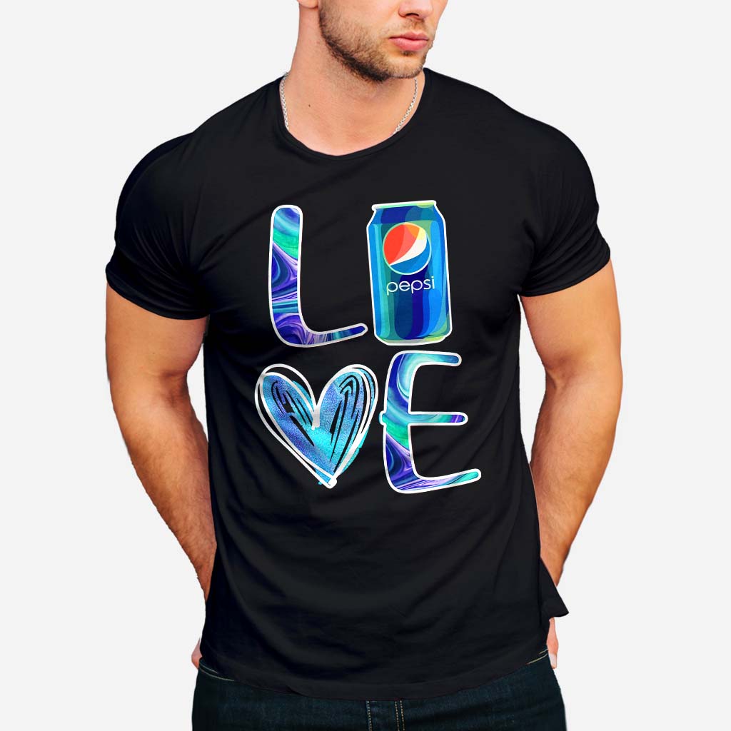 Love Summer Blue Soft Drink T-shirt and Hoodie