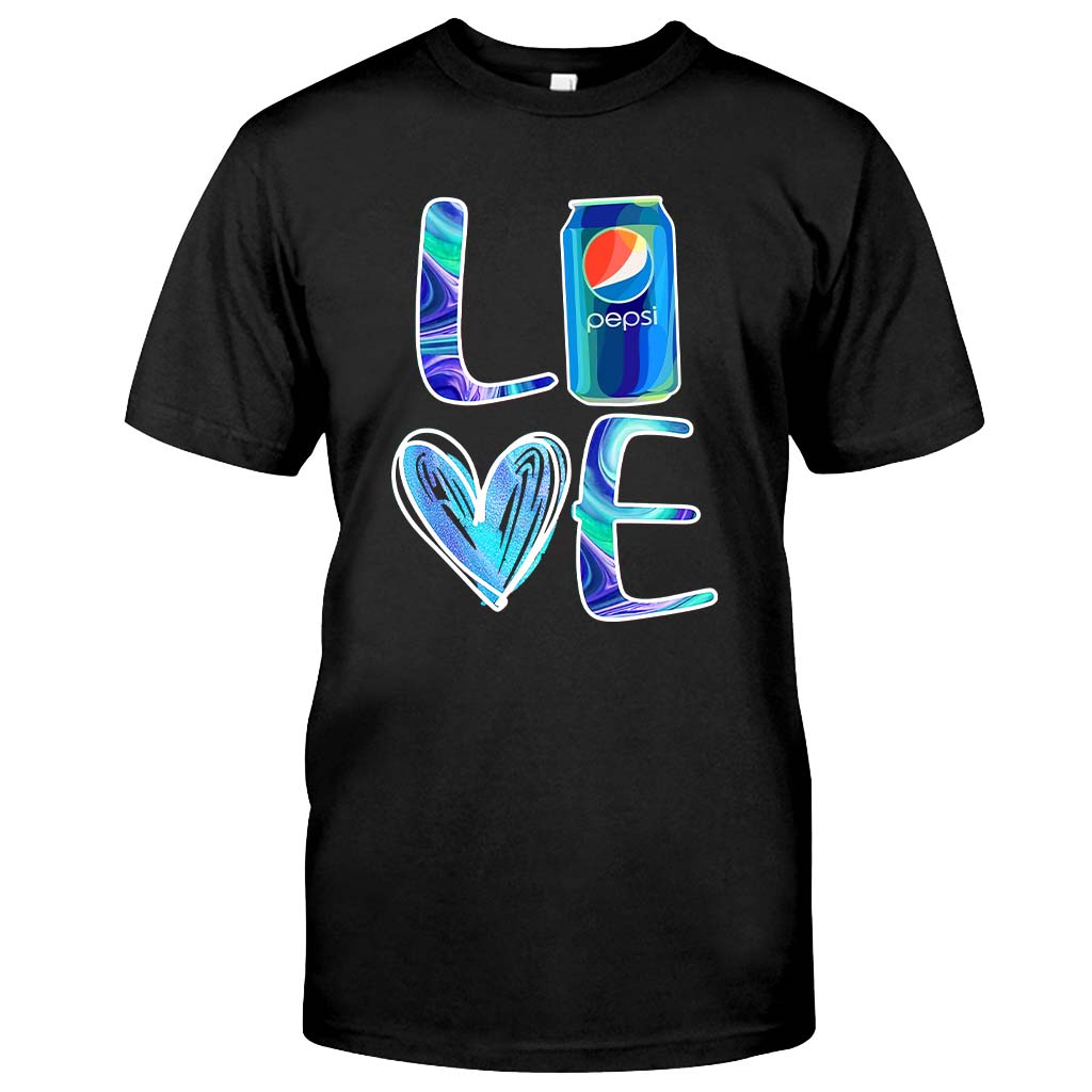 Love Summer Blue Soft Drink T-shirt and Hoodie