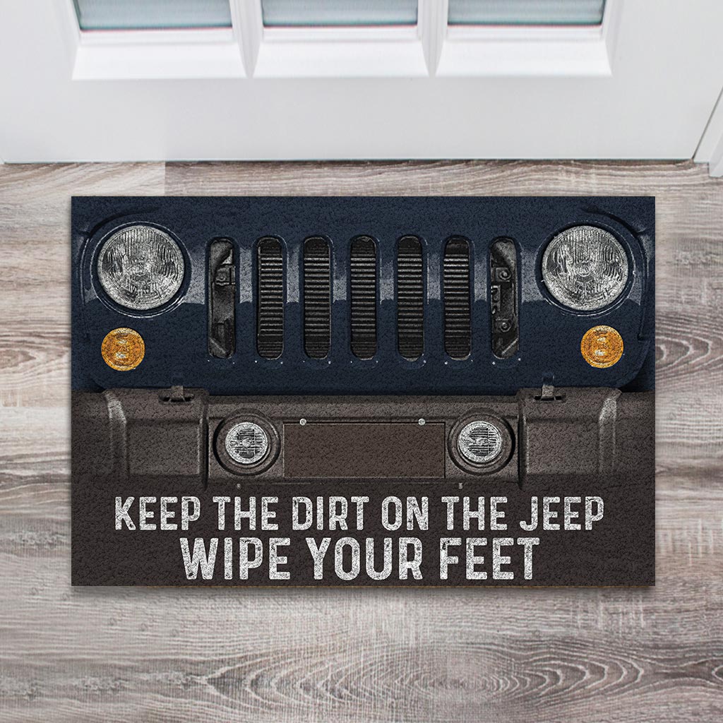Keep The Dirt On The Jp - Personalized Car Doormat