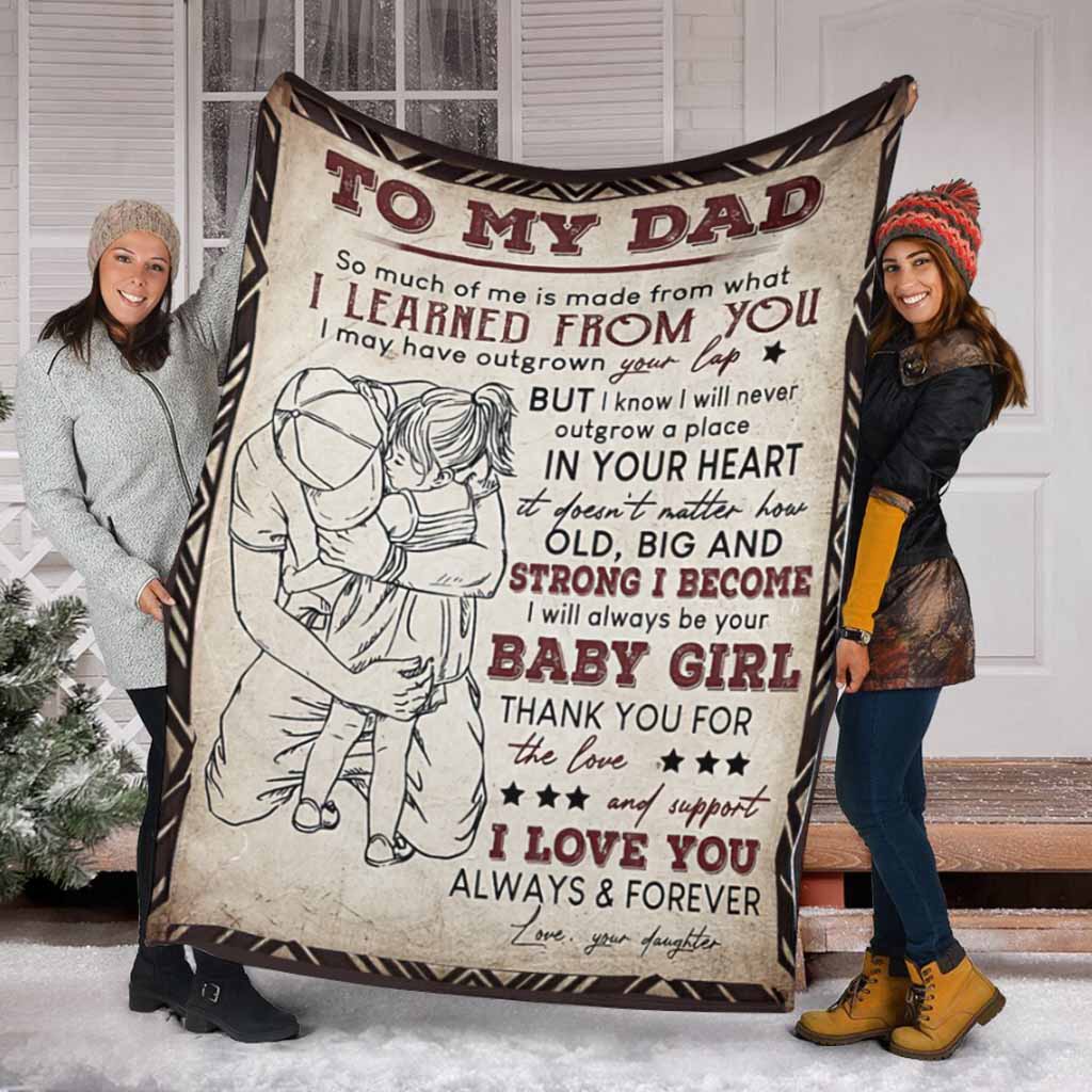 To My Dad - Father Blanket 082021