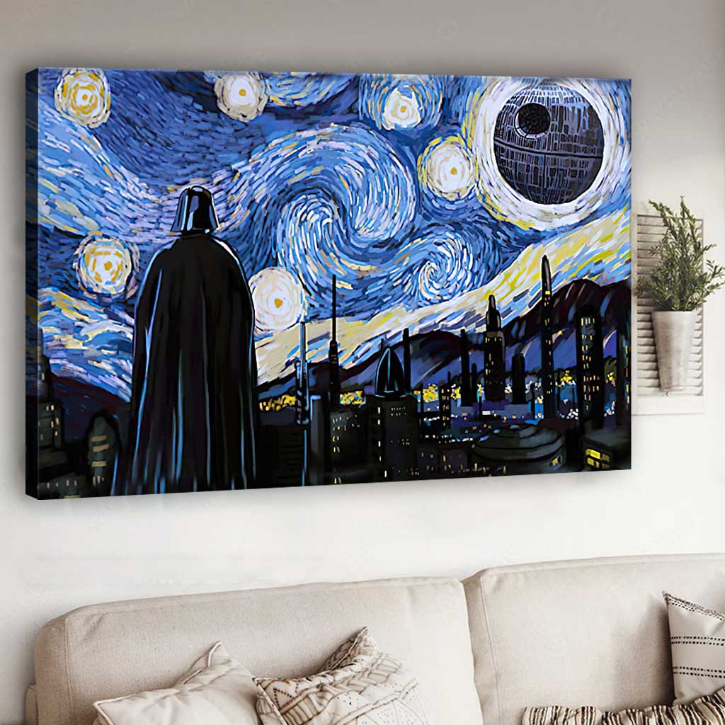 Starry Night - The Force Canvas And Poster