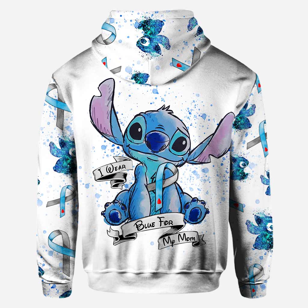 I Wear Blue - Personalized Diabetes Awareness Hoodie And Leggings