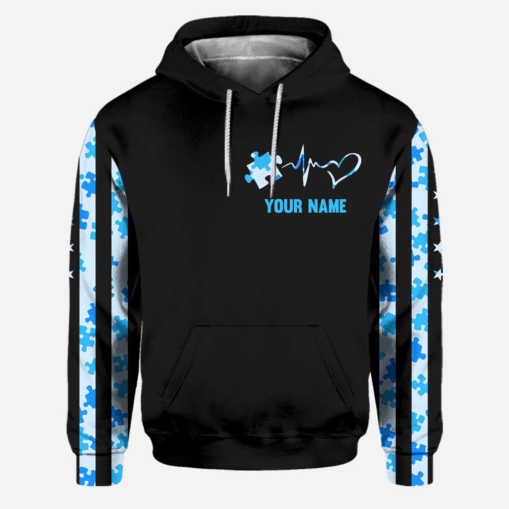 It's Okay To Be Different - Personalized Autism Awareness Hoodie and Leggings