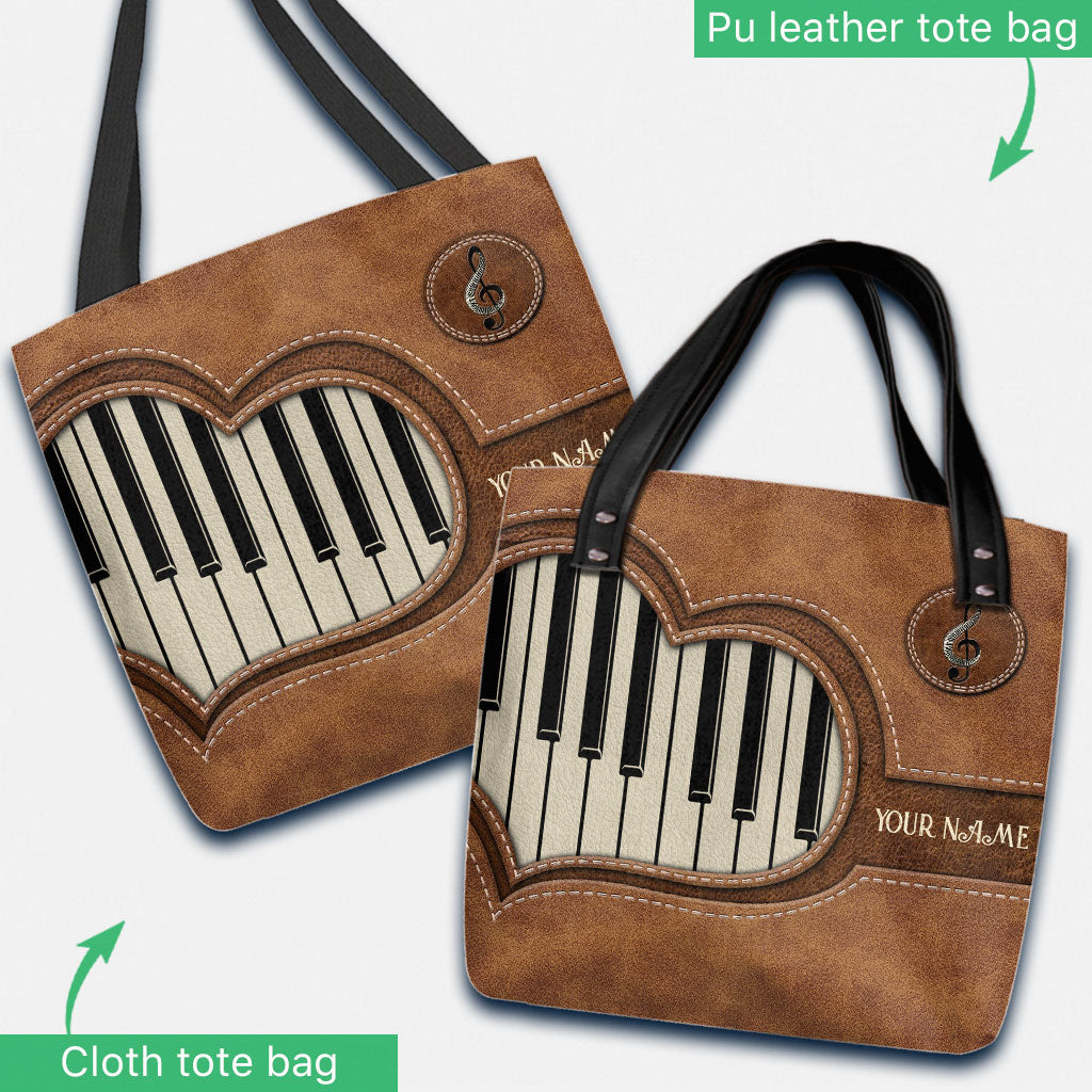 Piano Personalized  Tote Bag