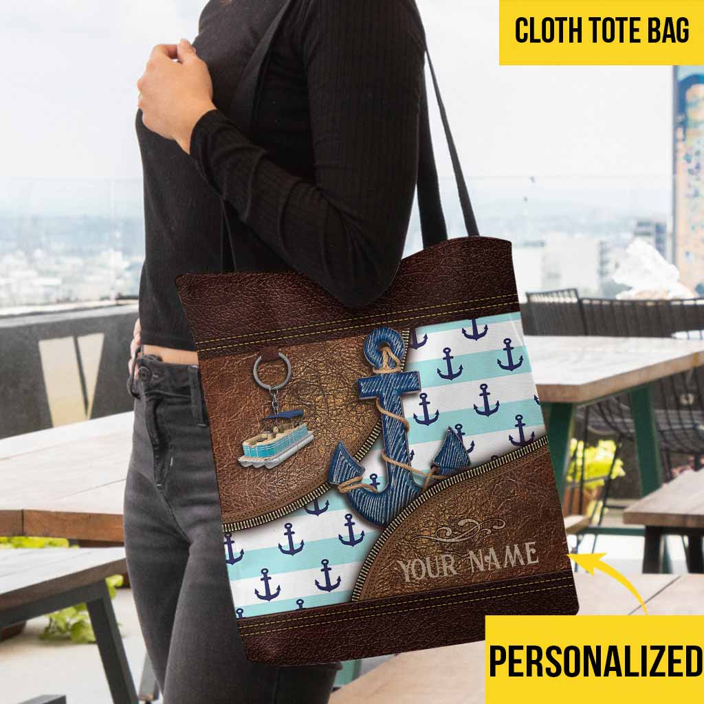 Love Pontoon Personalized  Tote Bag