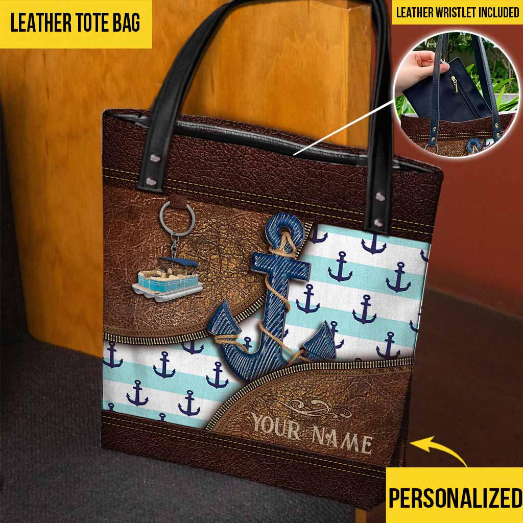 Love Pontoon Personalized  Tote Bag