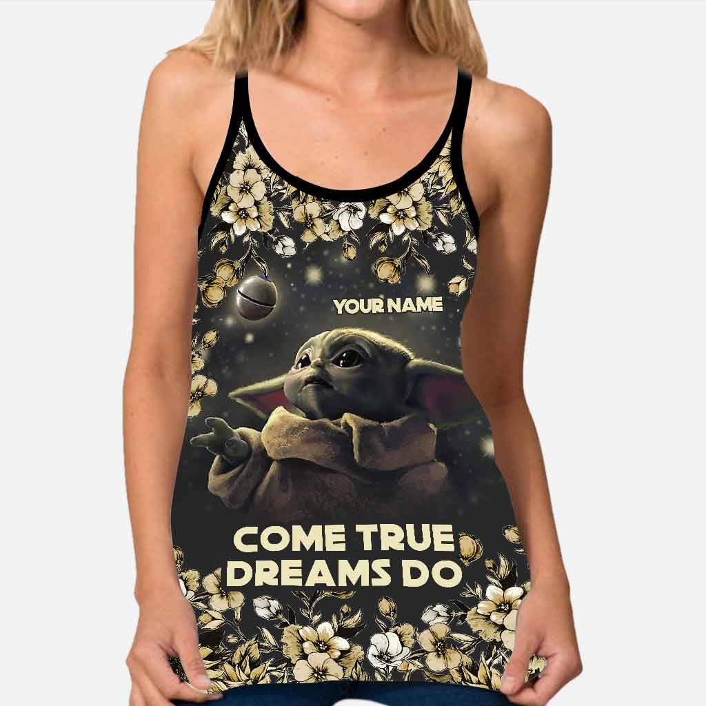 Too Cute I Am - Personalized The Force Cross Tank Top and Leggings