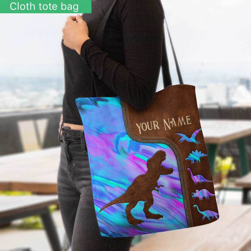 Love Dinosaur Personalized  Tote Bag