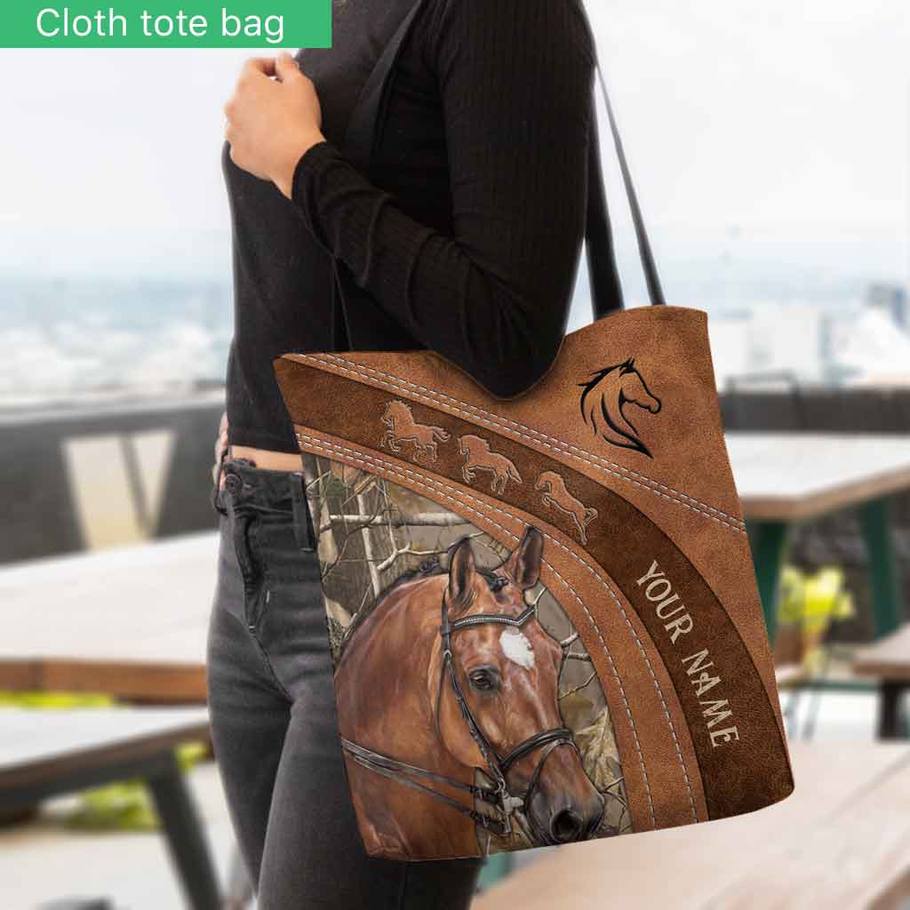 Love Horses - Personalized Tote Bag