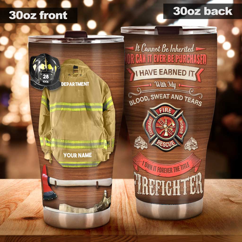 Firefighter - Personalized Tumbler