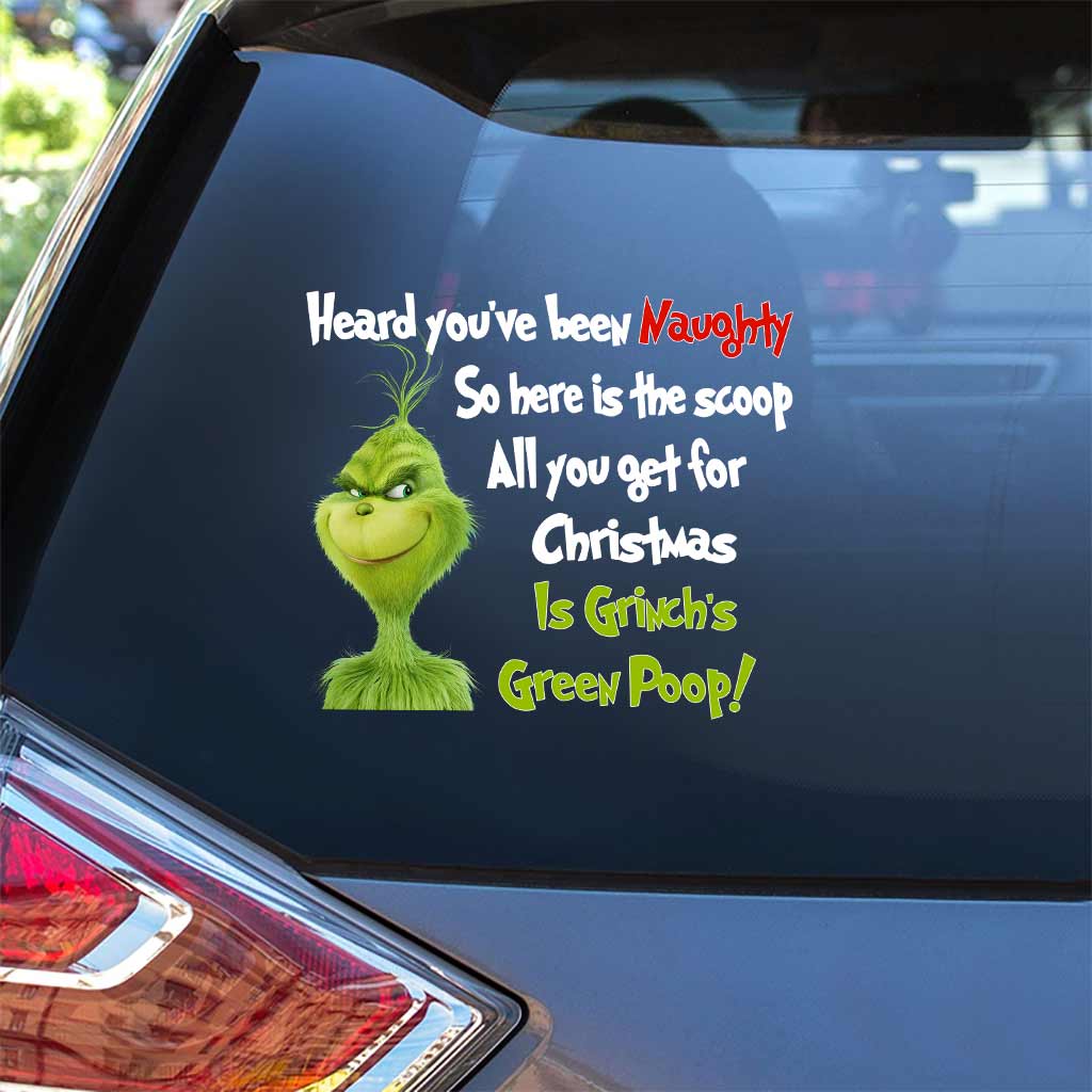 Green Poop - Stole Christmas Decal Full