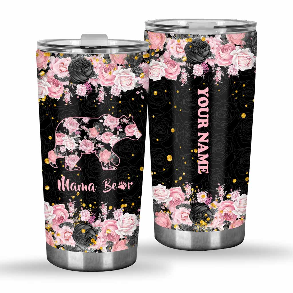 Leopard Mom Life Messy Bun Glitter Tumbler, Mom Life Gold Glitter Skinny  Tumbler, Mom Gift, Mothers Day Gift, Leopard Mama Tumbler,mama Gift 