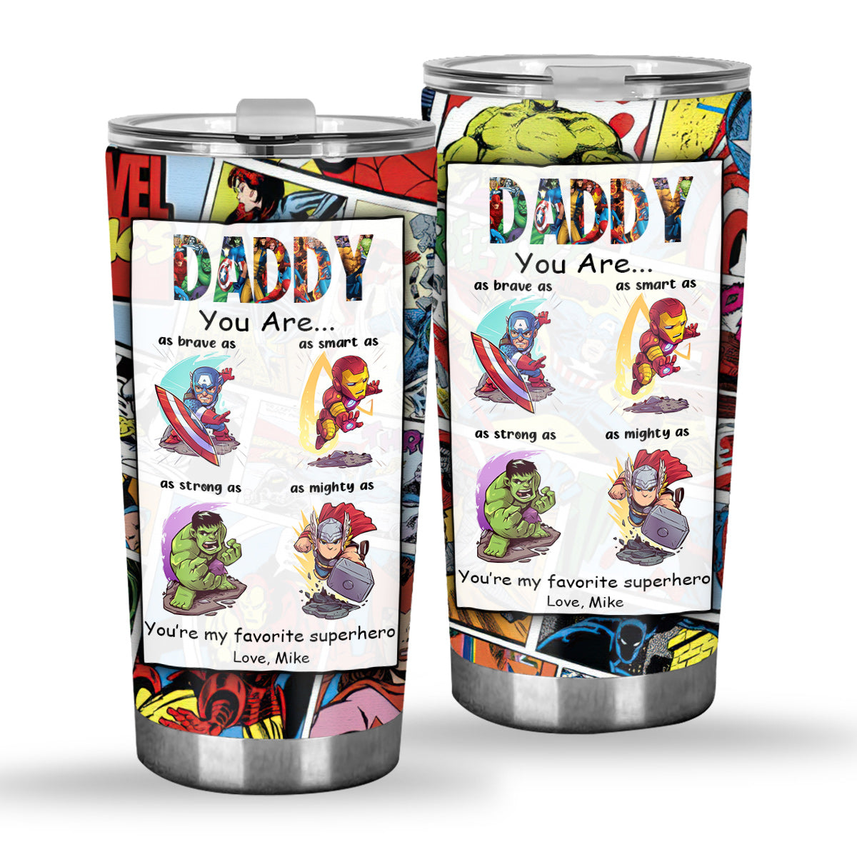 Daddy You Are - Personalized Tumbler