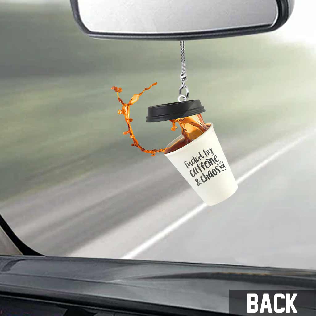 Splash - Coffee Car Ornament (Printed On Both Sides)