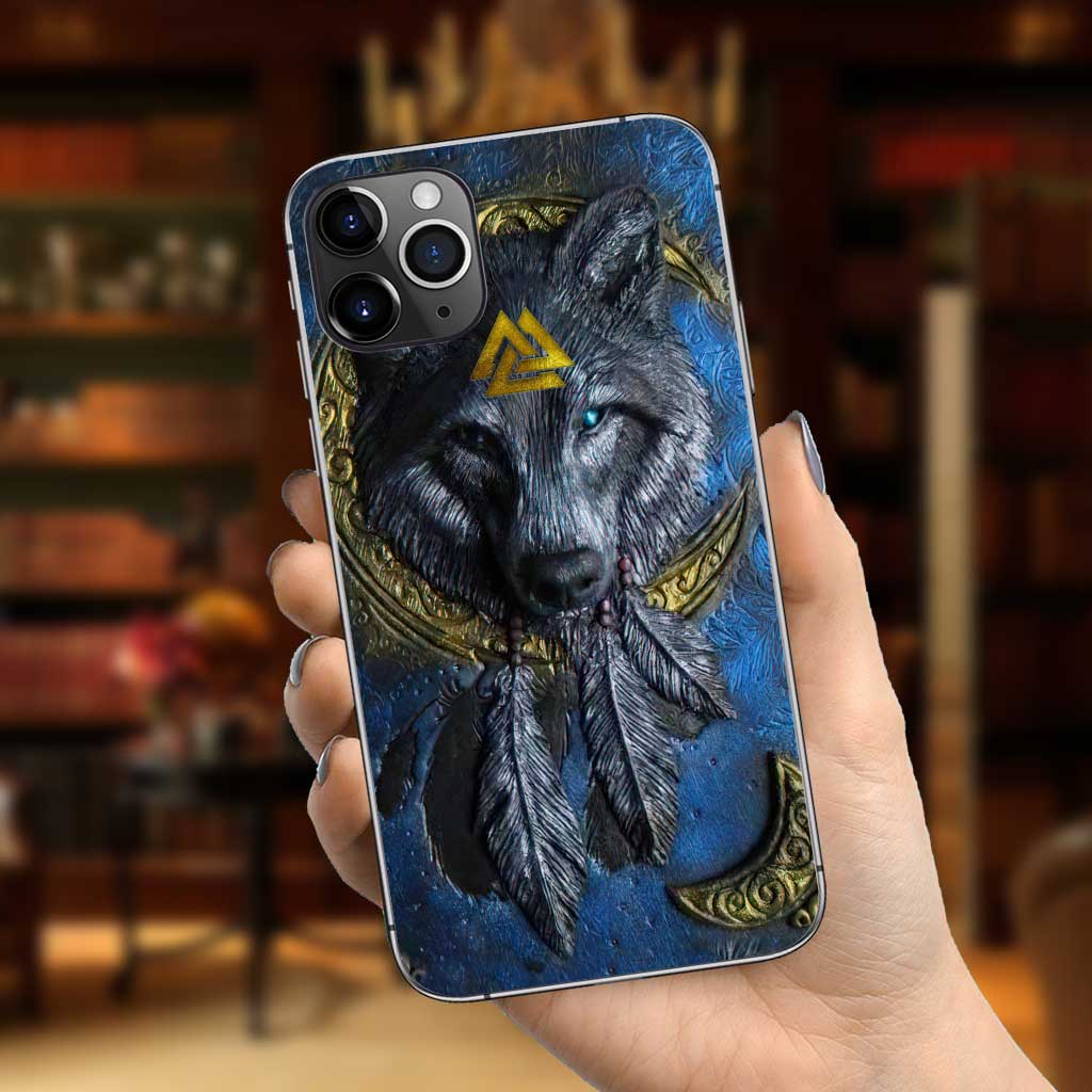 Viking Wolf - Phone Case With 3D Pattern Print