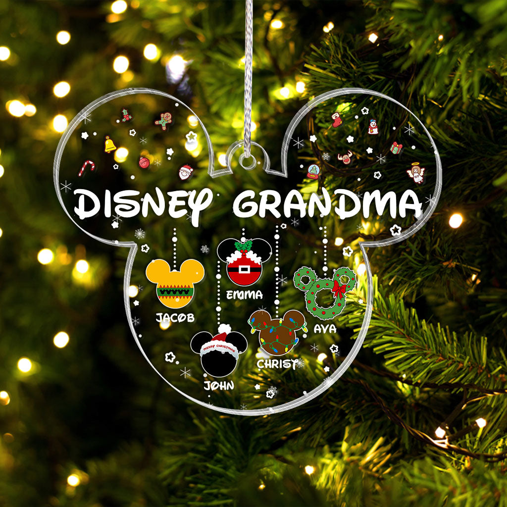 Magical Grandma - Personalized Christmas Transparent Ornament