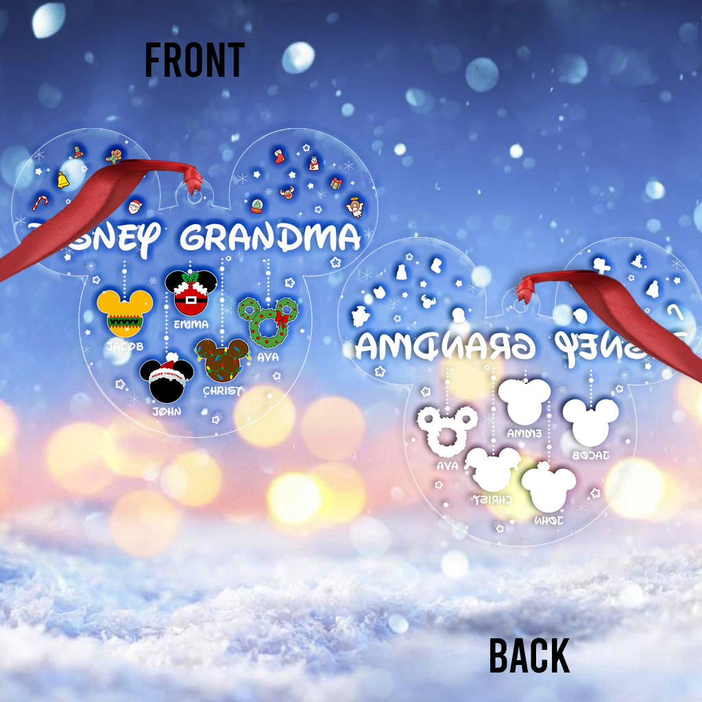 Magical Grandma - Personalized Christmas Transparent Ornament