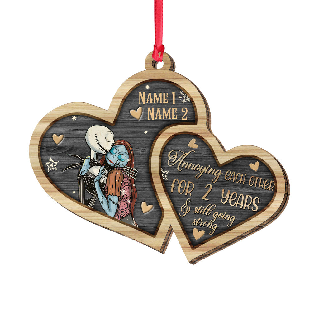 I'm Yours No Returns Or Refunds - Personalized Christmas Nightmare Layered Wood Ornament