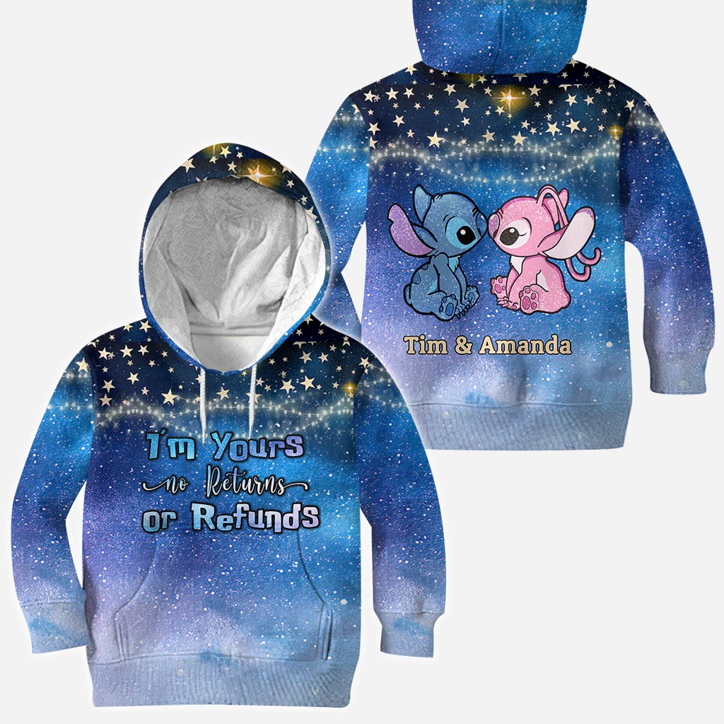 I'm Yours Galaxy Ohana - Personalized Couple Ohana All Over T-shirt and Hoodie