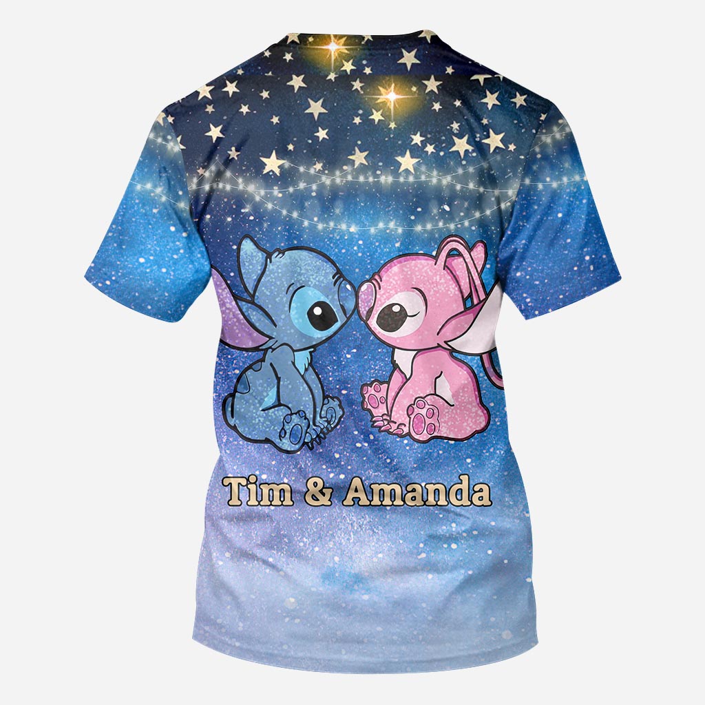 I'm Yours Galaxy Ohana - Personalized Couple Ohana All Over T-shirt and Hoodie