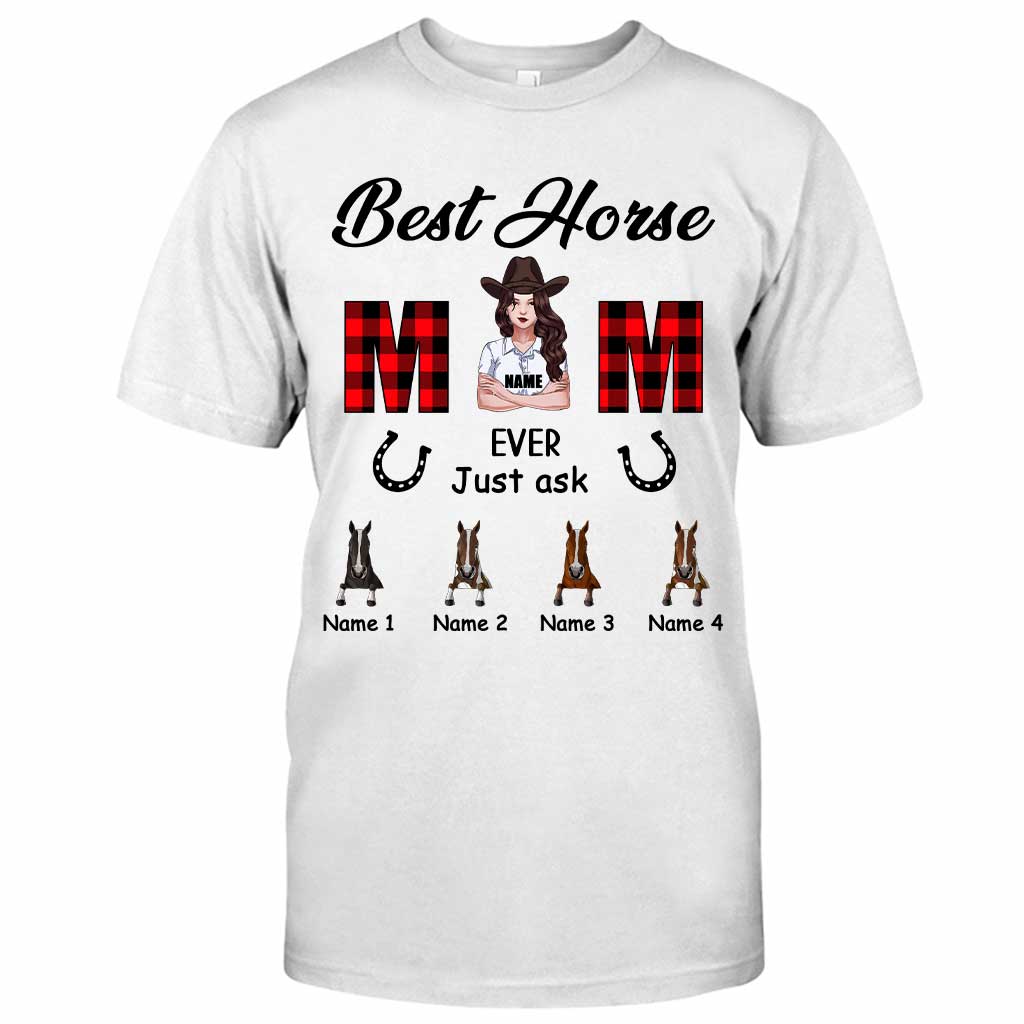 Best Horse Mom Ever - Personalized T-shirt and Hoodie