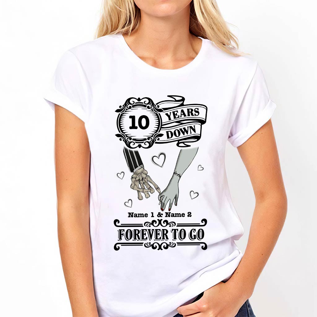Forever To Go - Personalized Couple Nightmare T-shirt and Hoodie