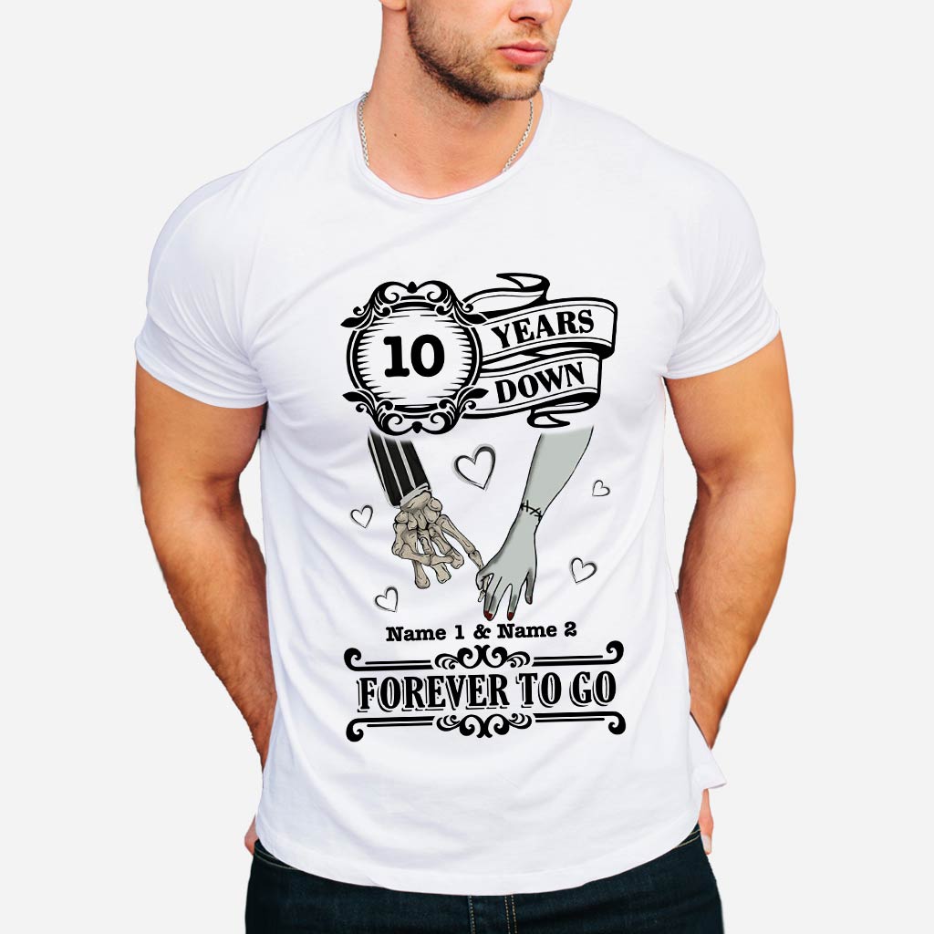 Forever To Go - Personalized Couple Nightmare T-shirt and Hoodie