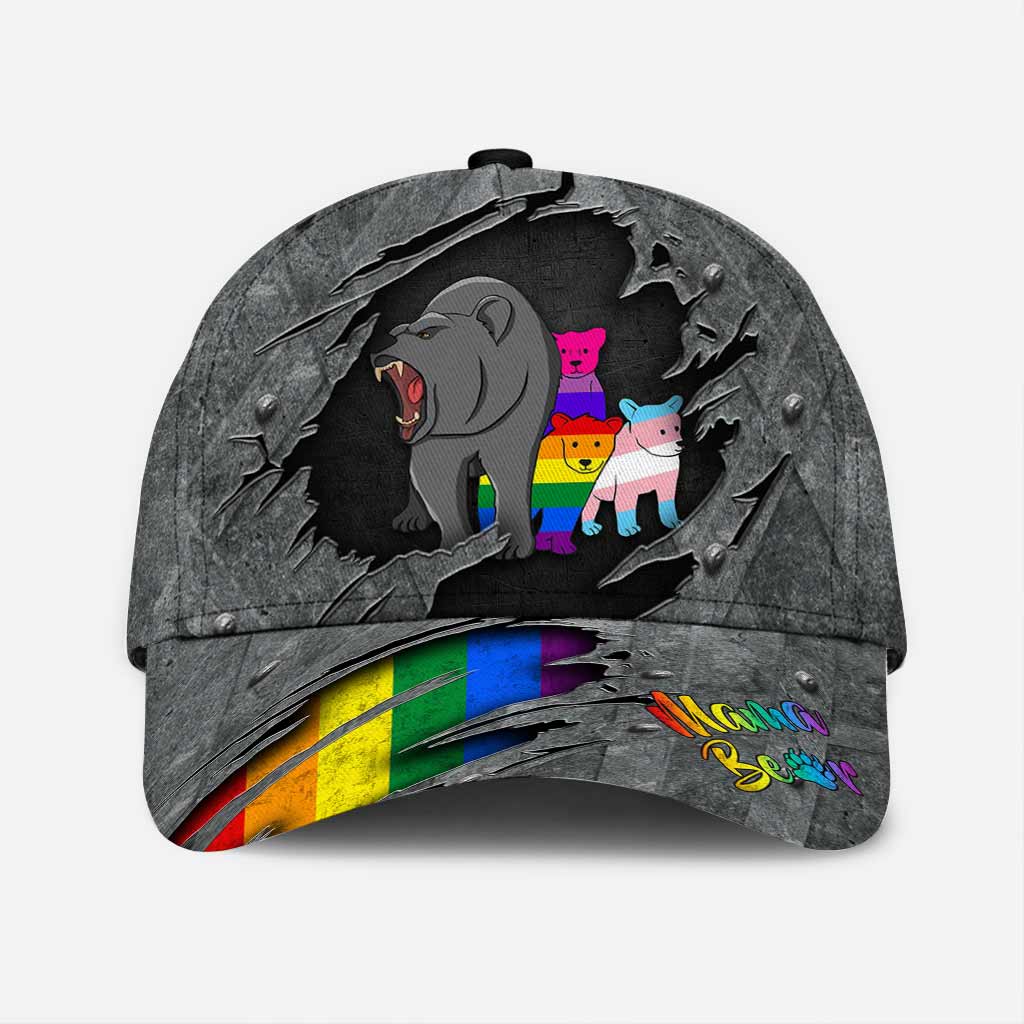 Mama Bear - LGBT Support Cap With Printed Vent Holes