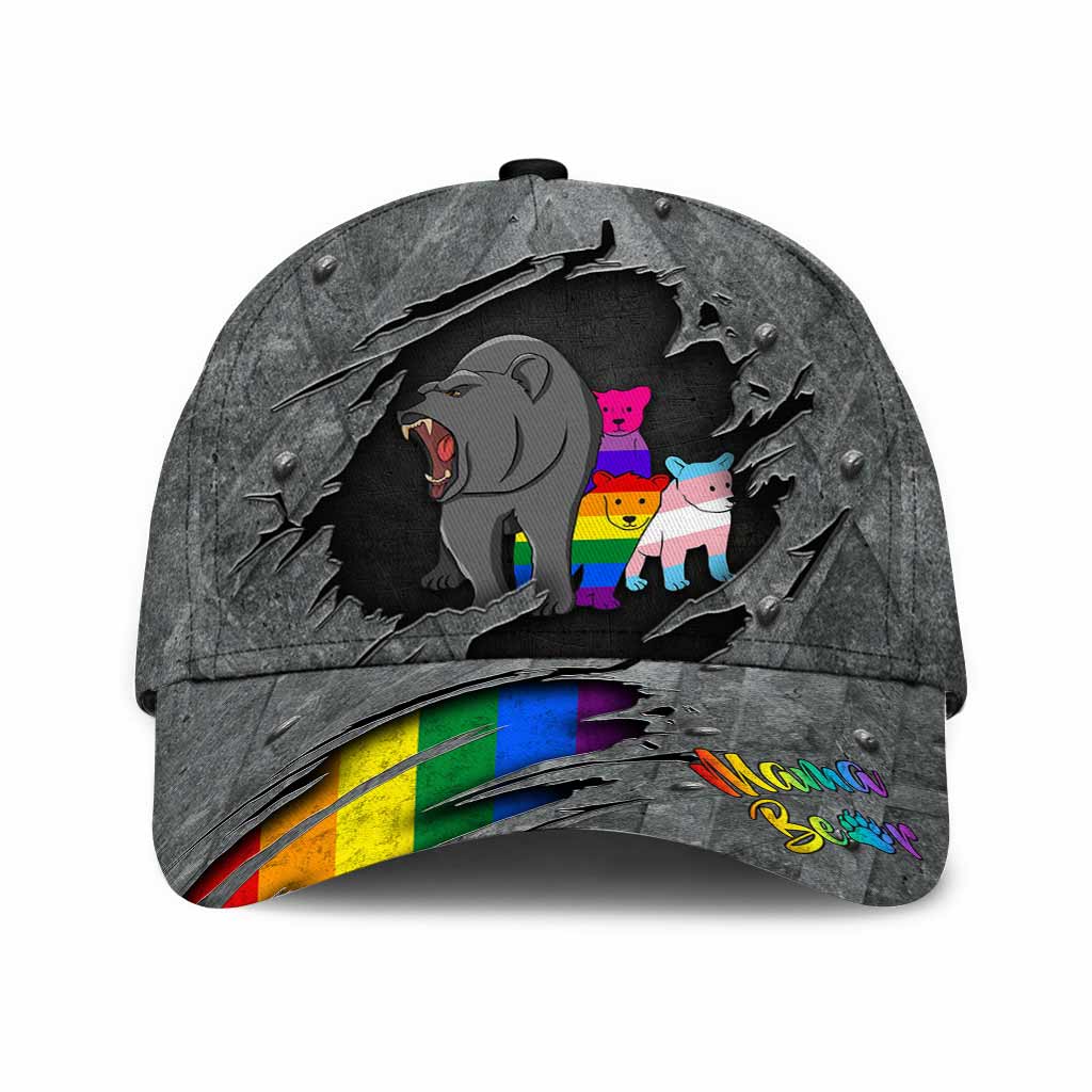 Mama Bear - LGBT Support Cap With Printed Vent Holes