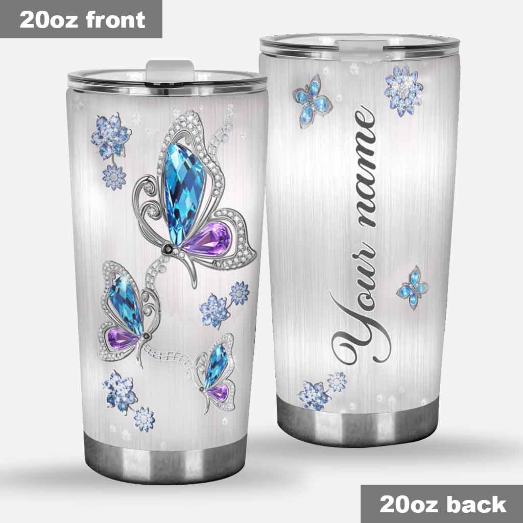 Butterfly Mandala - Engraved YETI Tumbler