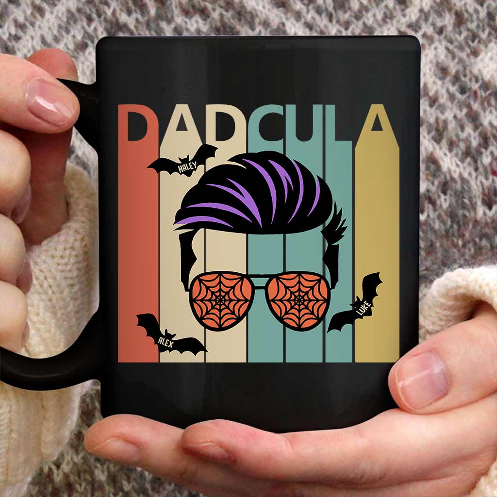 Dadcula - Personalized Halloween Father Mug