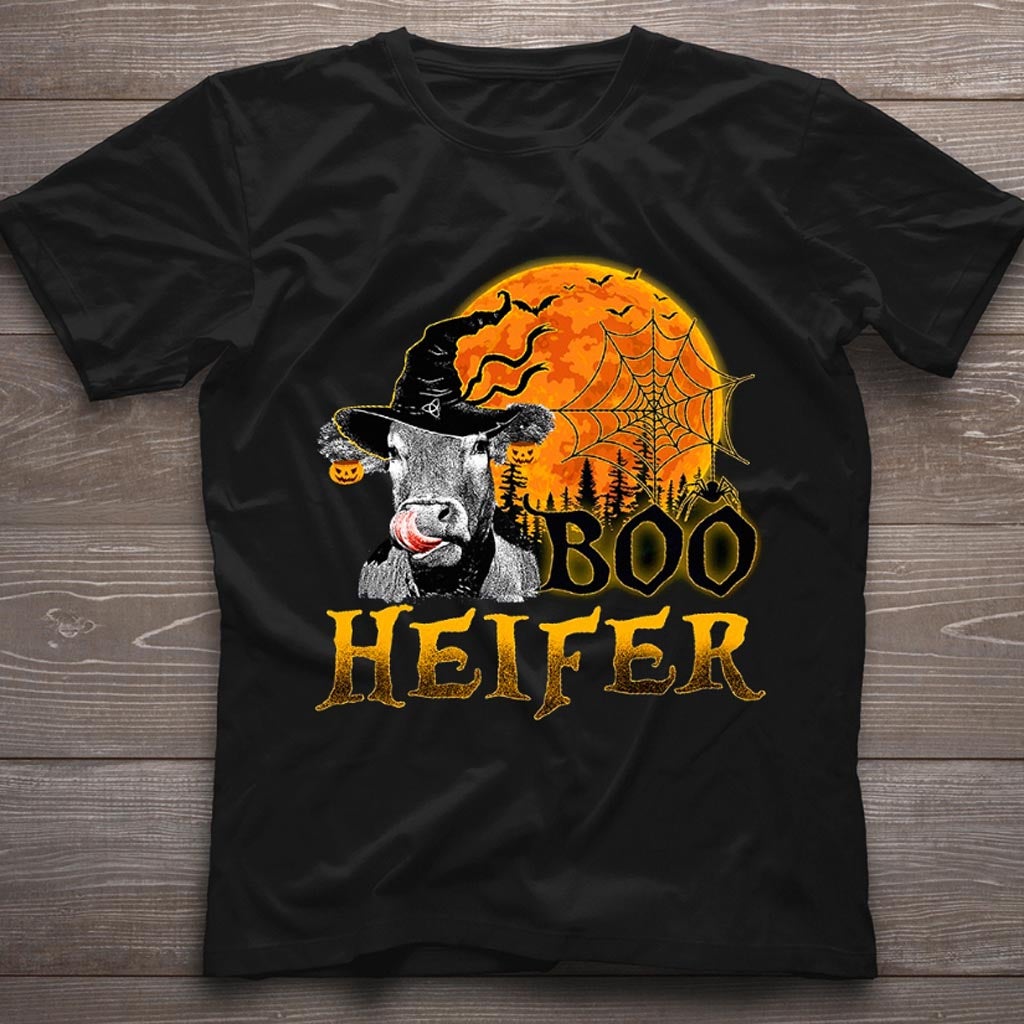Boo Heifer - Halloween Cow T-shirt and Hoodie 102021